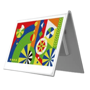 7.3 Inch ESL Price Tag/V Type 2 side Office Name Plate - 6 color screen - Model: ESL-MW-RS075V